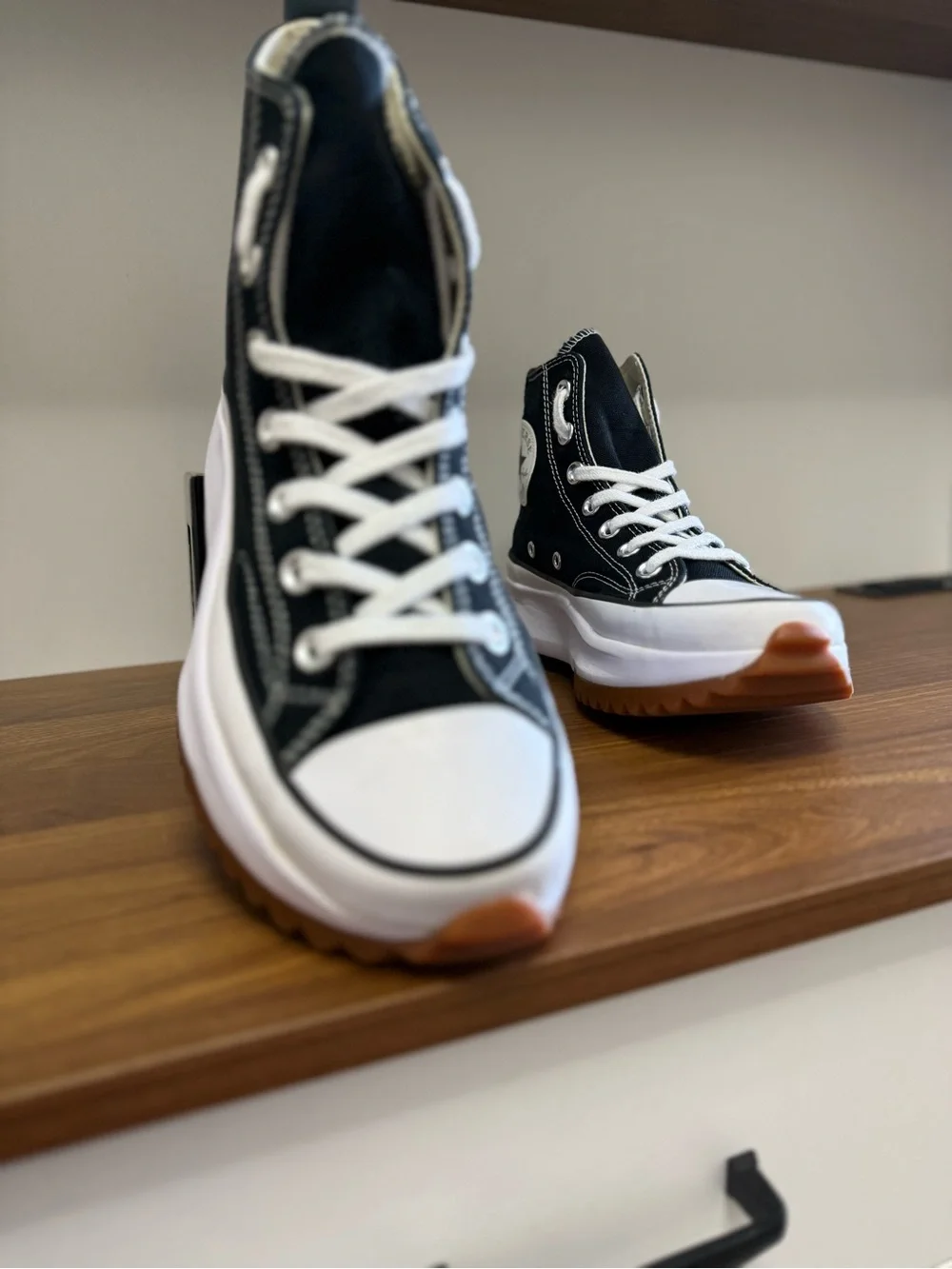 Converse Run Star Hike High Top Platform Sneakers Black Size 6.5 - Picture 11 of 13